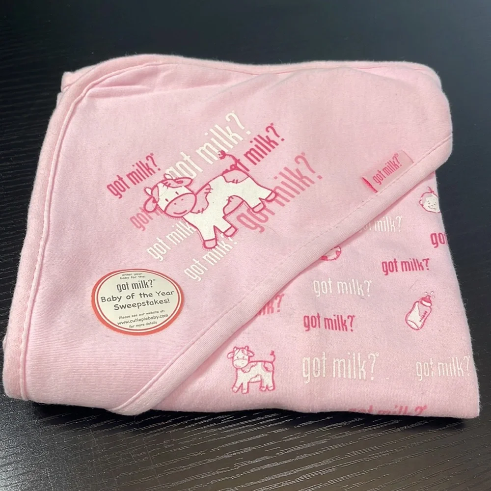 Got Milk Baby Blanket and Baby Girl Book - Picture 3 of 10